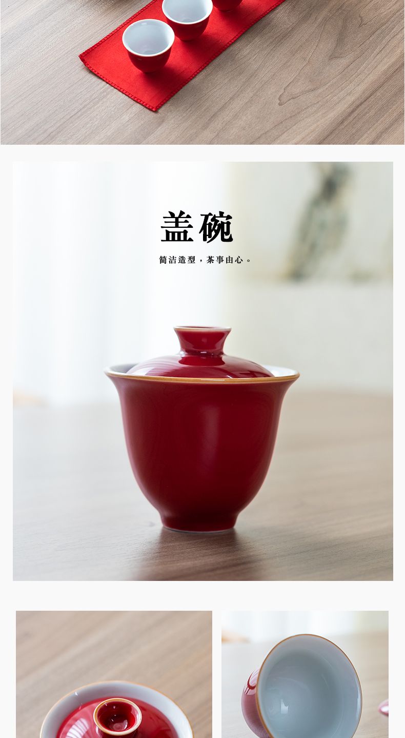 Portable travel kung fu tea set crack cup hot ceramic a pot of secondary and tertiary prevention cup glass contracted tureen