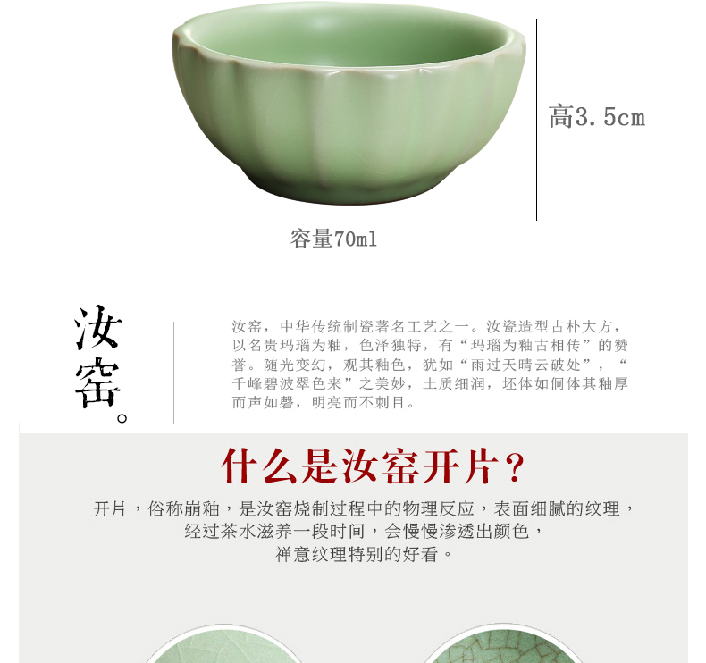 Dragon invertors ru up market metrix sample tea cup personal single CPU kung fu ceramic tea set your porcelain cups, small cup can keep open