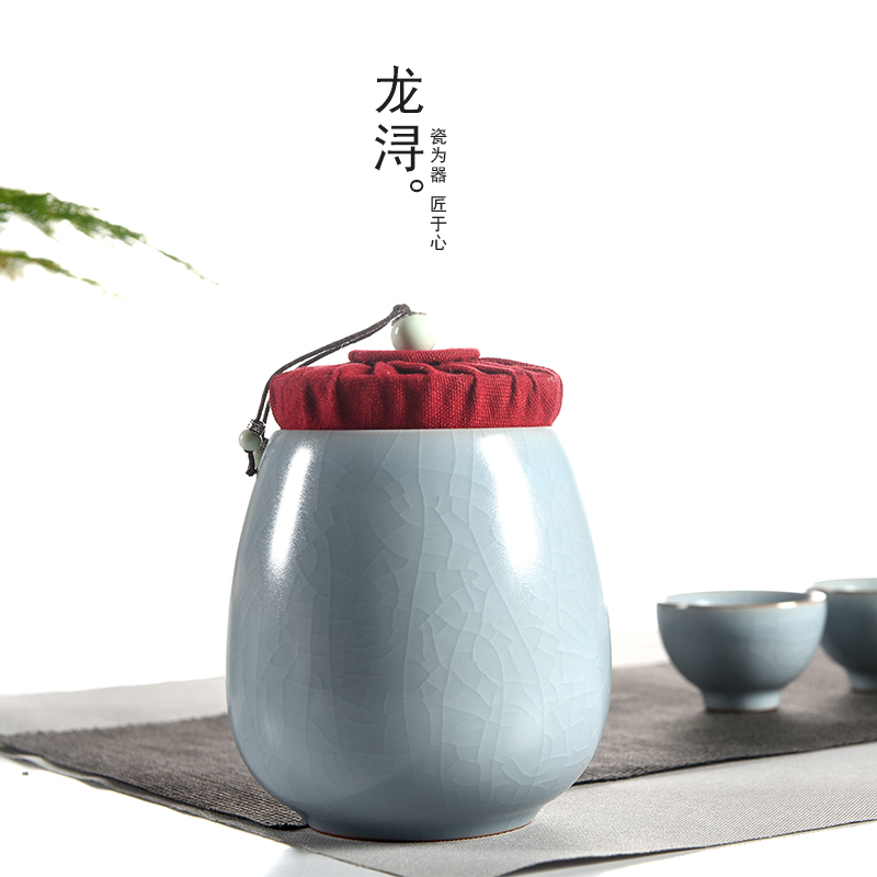 Dragon invertors caddy fixings in elder brother up your up ceramic seal tea puer tea pot store content box