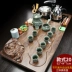 bàn trà gỗ giá rẻ Kunde chọn trọn bộ bộ ấm trà Kung Fu cát tím, bếp từ hoàn toàn tự động gia dụng tích hợp khay trà và bàn trà bằng gỗ nguyên khối bàn trà sofa mặt kính bàn trà gỗ me tây Bàn trà