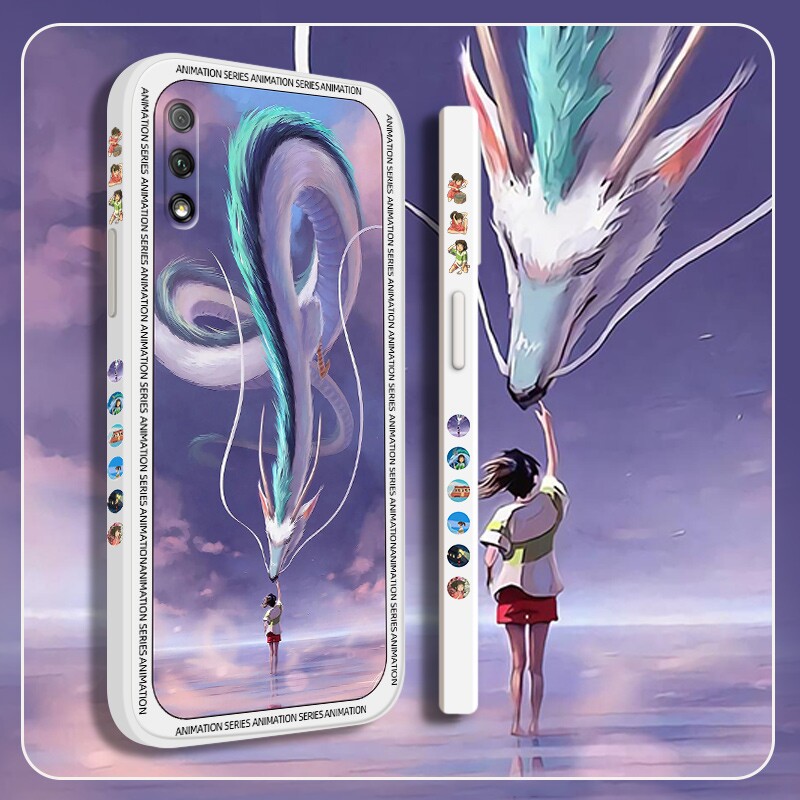 Huawei Glory 9x Mobile Phone Protection Shell Glory 9xpro Lens Anti-Fall Glory x10 Personality Couple Glory x10max Silicone Protective Sheath Por Side Oil Painting Thousands and thousands of Tide Signs Day Tie