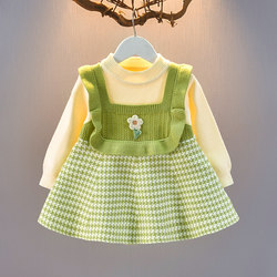 2025 Baby Girl Autumn Clothing, Stylish Spring and Autumn Dress for Girls, Cute Princess Dress for Children, Long-Sleeved Dress for Girls