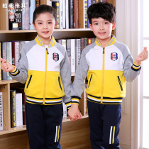 Primary school uniform Spring and autumn suit Childrens sportswear Kindergarten garden dress Spring and autumn cotton summer dress class suit customization