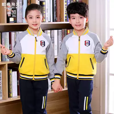 Primary school uniforms spring and autumn suits children's sportswear kindergarten Garden uniforms spring and autumn cotton summer uniforms customization