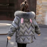 Модный пуховик с пухом, куртка, популярно в интернете, коллекция 2021, подходит для подростков