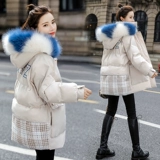 Вместительный и большой длинный пуховик, демисезонная куртка с пухом, большой размер, средней длины, 2020