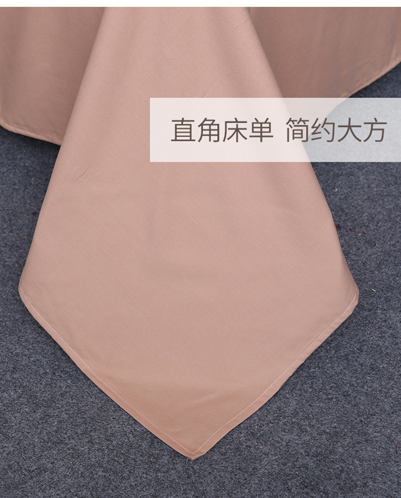 Ánh sáng Brushed bông denim bông dày mùa đông ngày 1.8m1.5 4 mét đôi giường chăn đơn - Bộ đồ giường bốn mảnh bộ ga giường everon