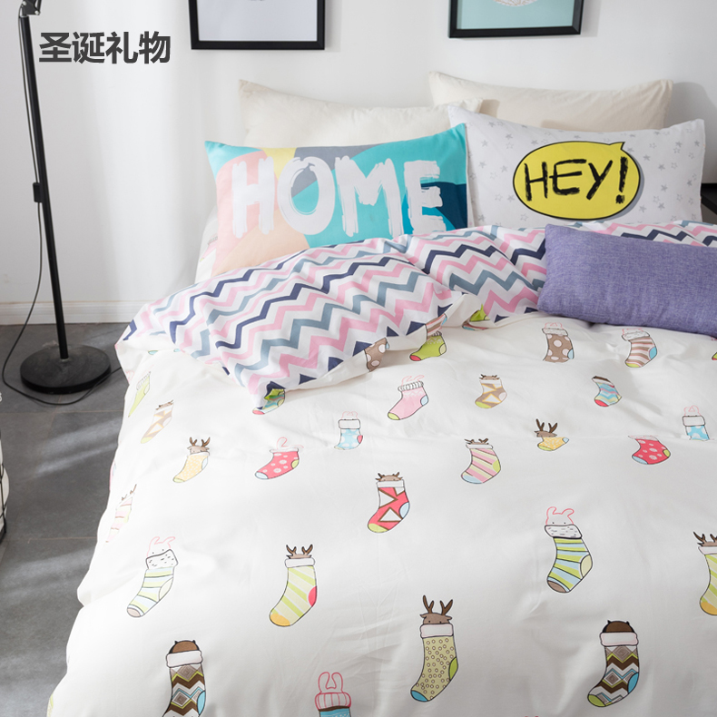 Xử lý mã bị hỏng] chăn bông đơn mảnh chăn bông sinh viên đơn ký túc xá đôi 100% bông chăn 1,5 	chăn phao dày	