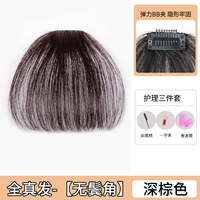 Недавно обновленная истинная фаната [темно -коричневый угол без зажима] Отправьте три куска заботы