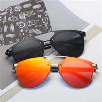 Glasses round face tide retro elegant 2021 New Net Red ladies sunglasses Korean version star female personality sun glasses