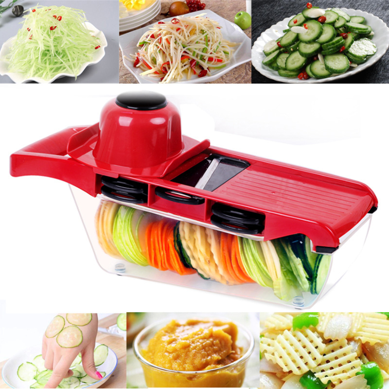 Multi-functional vegetable cutting tool potato shredder household grater slicing brush silk tool kitchen wire scraping supplies