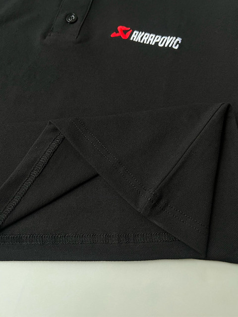 Scorpio motorcycle short-sleeved motorcycle breathable factory team uniform Akrapovic summer POLO shirt Motogp cotton T-shirt for men