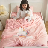 Одеяло для детского сада, комплект для кроватки, хлопковое детское покрывало, пододеяльник, 3 предмета, постельные принадлежности