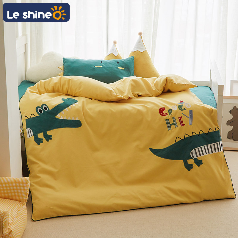 60 gon satin kindergarten quilted with three sets of pure cotton quilt cover baby quilts nap with core full cotton crib