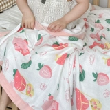 Детское марлевое летнее прохладное одеяло для детского сада для сна