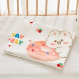 Хлопковое детское марлевое одеяло, летнее банное полотенце для новорожденных