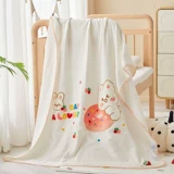 Хлопковое детское марлевое одеяло, летнее банное полотенце для новорожденных