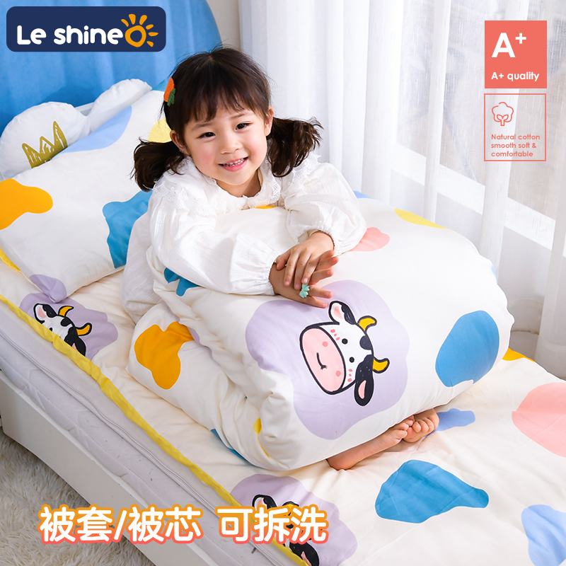 Children's quilt kindergarten is used in the four seasons of pure cotton bedcotton by newborn quilt baby baby quilt