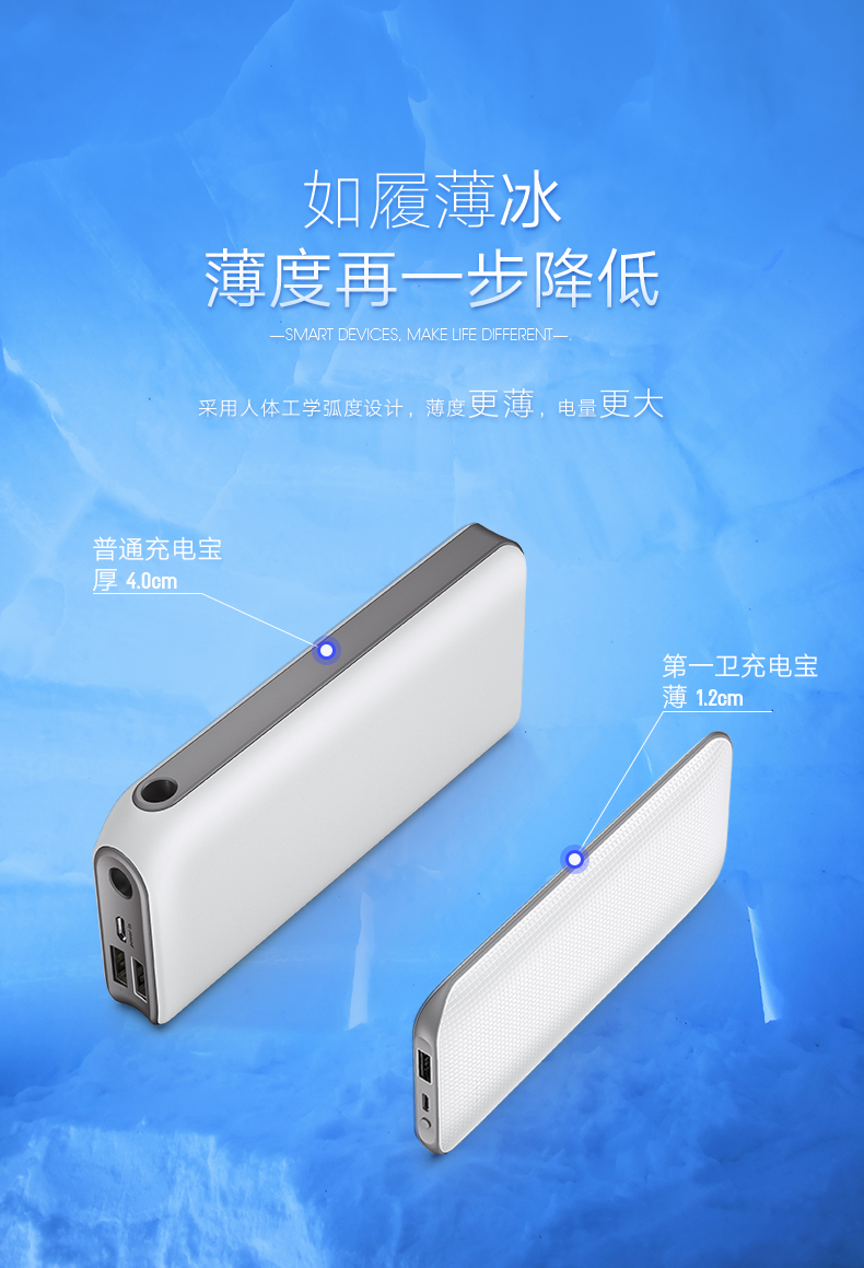Wei đầu tiên sạc Po 10.000 mA siêu mỏng xách tay di động điện nhỏ thuận tiện đại chúng vivo đỏ táo X OPPO Andrews iphone dành riêng phí nhanh gọn từ điện thoại - Ngân hàng điện thoại di động pin sạc