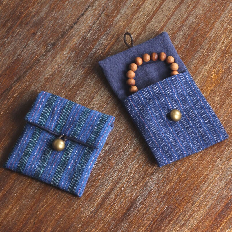 Handmade Cotton Linen Jewellery Bag Brocade Bag Small Cloth Bag Old Coarse Cloth Handstring Bag Handstring Cashier Bag Packing Bag