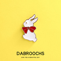 Xiao Zhan with a small rabbit brooch cute Japanese cartoon badge men and women ins tide corsage clothes bag accessories