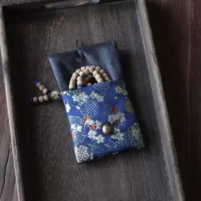 Chinese style embroidered jewelry bag Chinese style high-grade brocade bag bag handstring bag button bag double cloth bag
