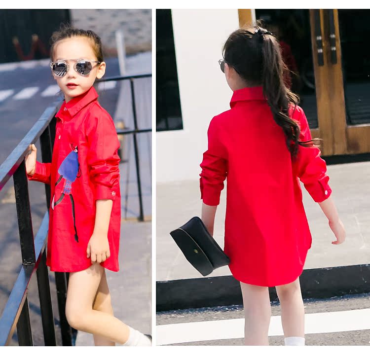 Chemise fille à manche longue - Ref 2088822 Image 13