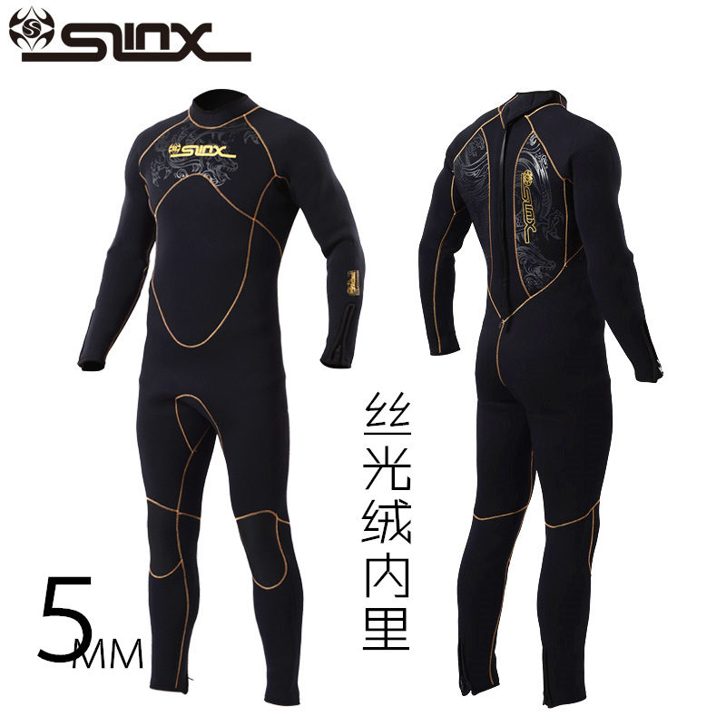 Diving Suit Men's Body 5mm Suede Neri Warm SLINX Wetsuit A Generation Of Hair Wet Suit Diving Suit