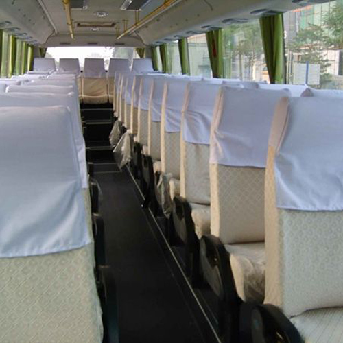Customized bus car advertising seat cover bus bus backrest advertising cap conference room taxi head cover