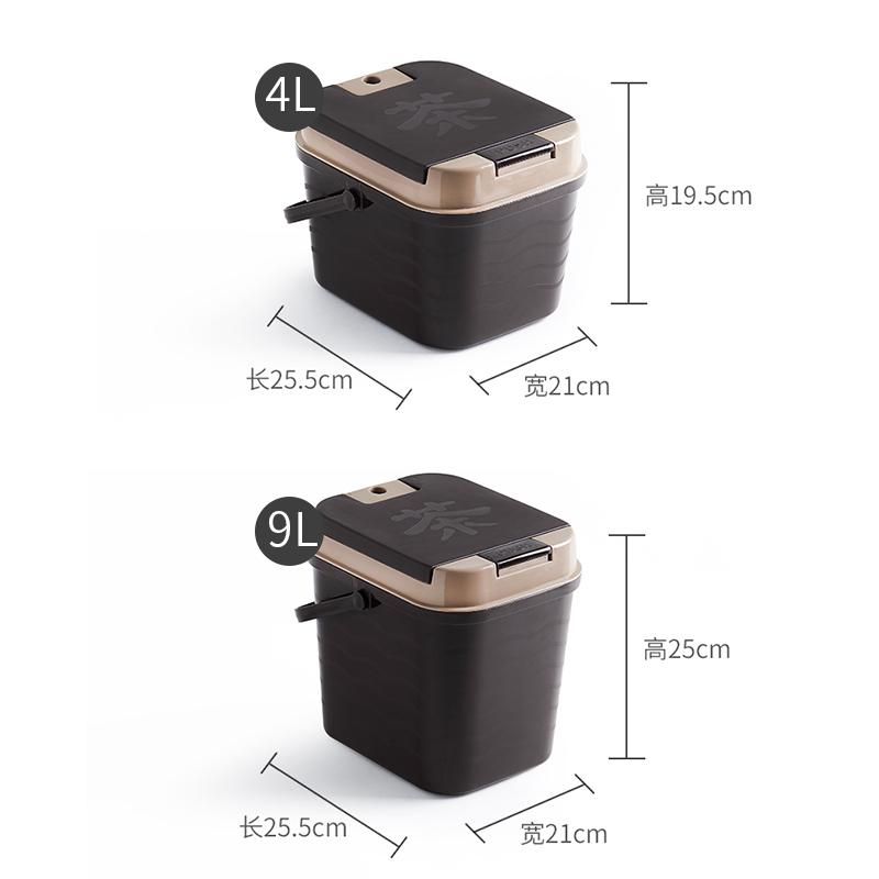 Home in hot tea tea sets tea tray by bucket wastewater tank small plastic trash bucket tea accessories