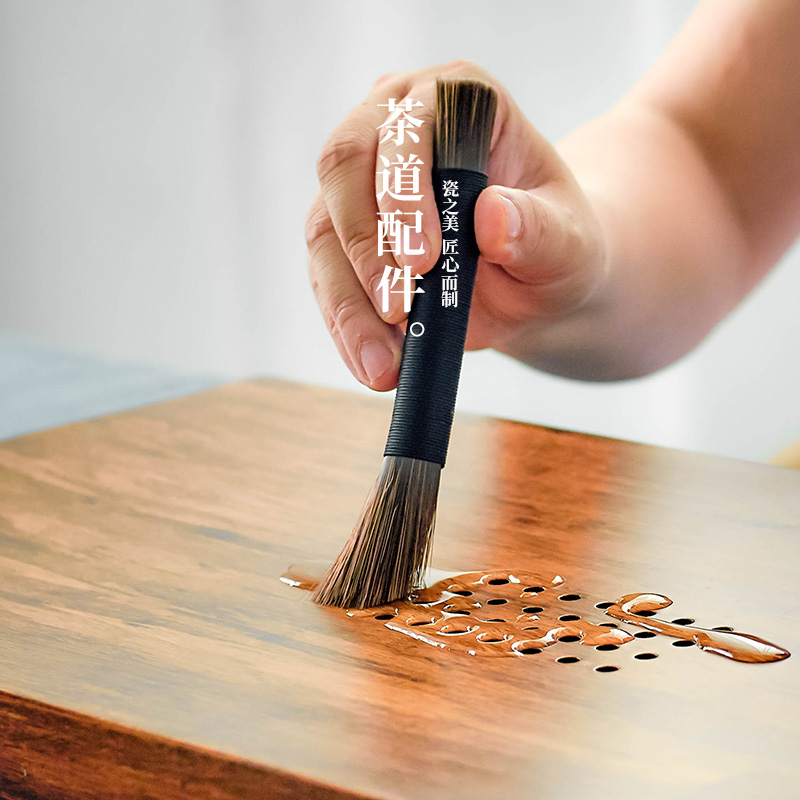The high time it YangHuBi brush pen kung fu tea tea tea tea tray minuter brush tea, tea sets accessories contracted