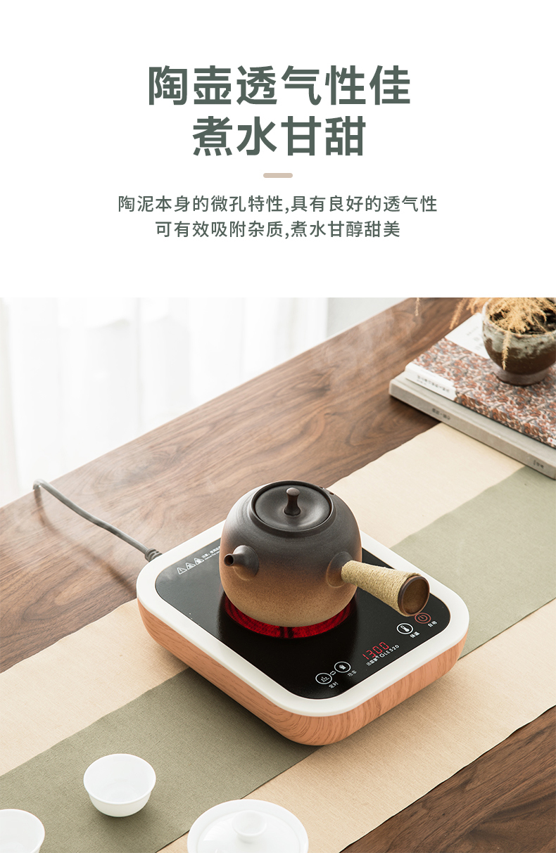 Home tea ceramic electric TaoLu flame'm earthen POTS girder kettle pot to boil tea, large capacity large restoring ancient ways