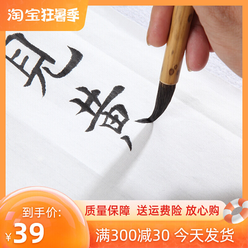 Gianward pen zangaroo shall be in a brush with a brush in block letters Wang Xizhi's hand Zhanshu's calligraphy and writing brush adult beginology