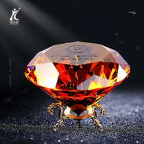 Crystal Diamond Trophy Customized Awards Gift Souvenirs Free lettering Spot Creative Crystal Trophy