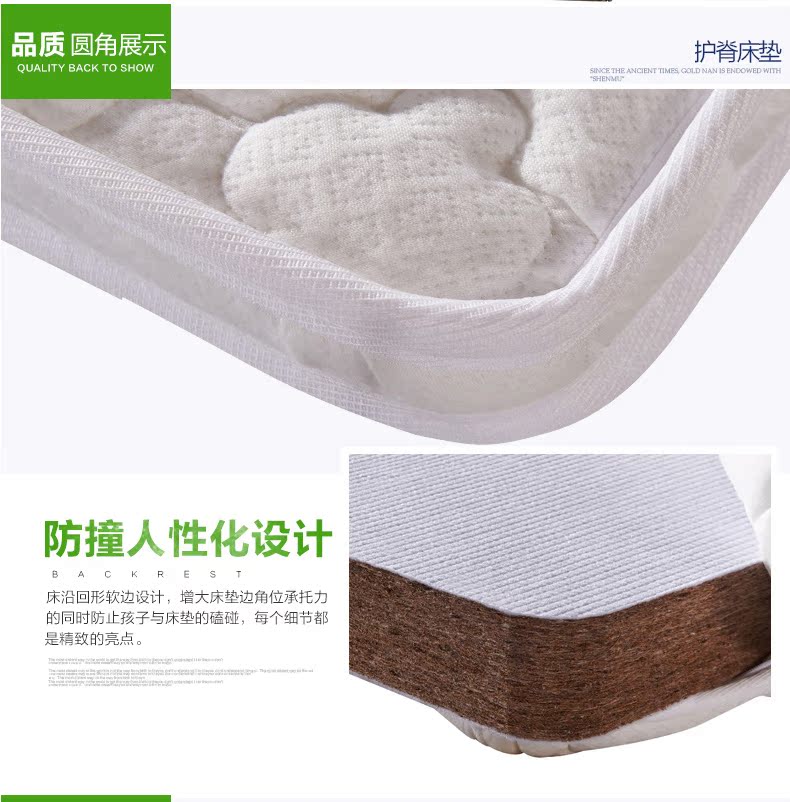 Qu con nuôi cọ mat nệm cứng Simmons 1,2 1,5 Amoy Guards dừa cọ chiều giấc mơ 3e - Nệm nệm 1m