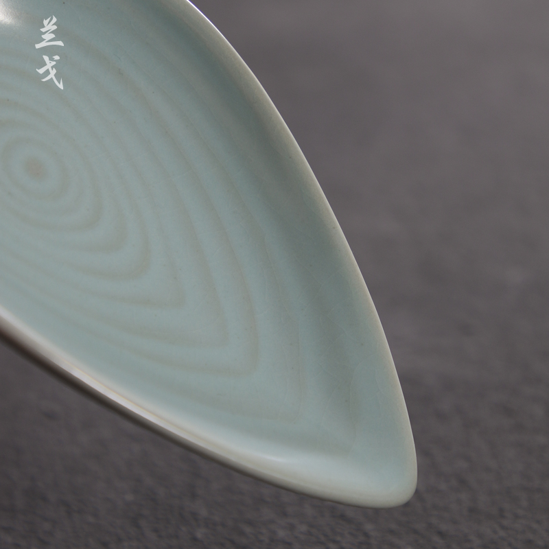 Having the azure your up tea holder your porcelain tea accessories kung fu tea set household ceramic tea tea tool