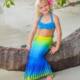 ເຄື່ອງນຸ່ງຫົ່ມ Mermaid ປາຫາງ Princess dress swimsuit ເດັກຍິງເດັກຍິງປາຫາງຂອງເດັກນ້ອຍ swimsuit ເຄື່ອງນຸ່ງຫົ່ມເດັກນ້ອຍ