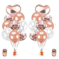 Loving Aluminum Film Foil Balloon Bright Sheet Balloon Romantic Valentines Wedding Party Arrangement Wedding Decoration Floating Air Balls