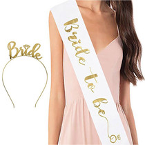 Creative bridal crown shoulder strap Bride to be nuptial bachelor party wedding decoration bridal shower