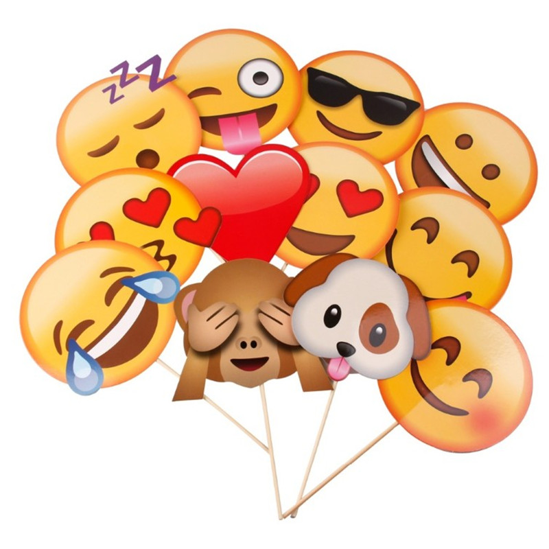 Wedding party birthday decoration ins handheld expression funny photo props family party theme modeling photo