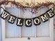 欢迎WELCOME字母拉花开业典礼横幅生日派对装饰布置结婚迎宾道具