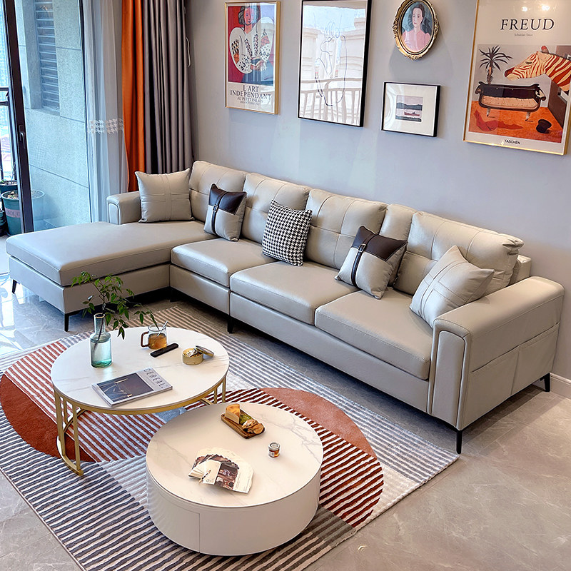 Noble Princess Chair Sofa Living-room Small Family Modern Pole Minimalist Tech Buyi Nordic Wind Corner Combo-style full dress