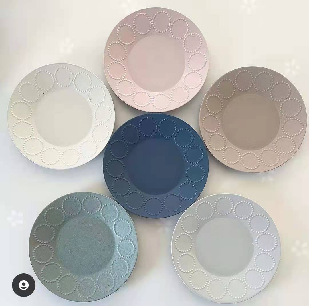 Spot mina Perhonen Yamagawa Mingbell Drum Co - author 21 years of new shallow blue deep blue dish tableware