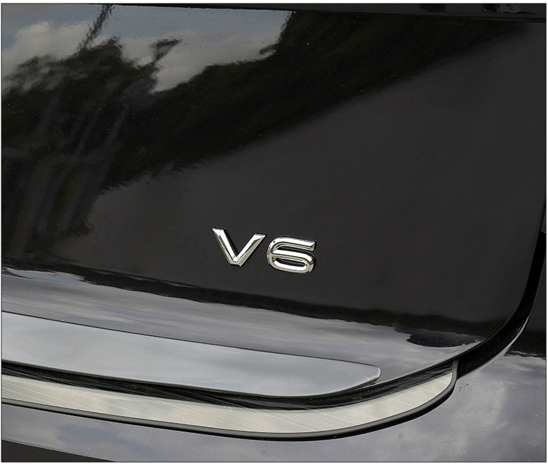 ron cao su chặn nước 10-22 Biểu tượng xe Volkswagen Touareg mới sửa đổi Mạng lưới Trung Quốc Rline tiêu chuẩn V6 khóa đuôi tiêu chuẩn bên chắn bùn tiêu chuẩn chuyên dụng ron cửa gỗ gioăng cao su cửa gỗ