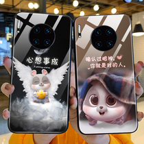 Huawei mate30p0r mobile phone case m30pro glass mouse mete30e all-inclusive epro anti-drop protective case por5g shell mt30 male meta female m