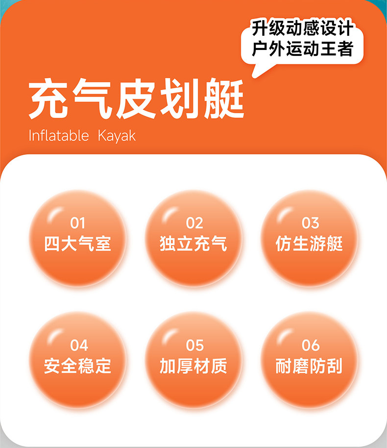 Рыболовное судно 皮画艇充气船加厚橡皮艇折叠钓鱼船路亚艇户外漂流小船野钓捕鱼船