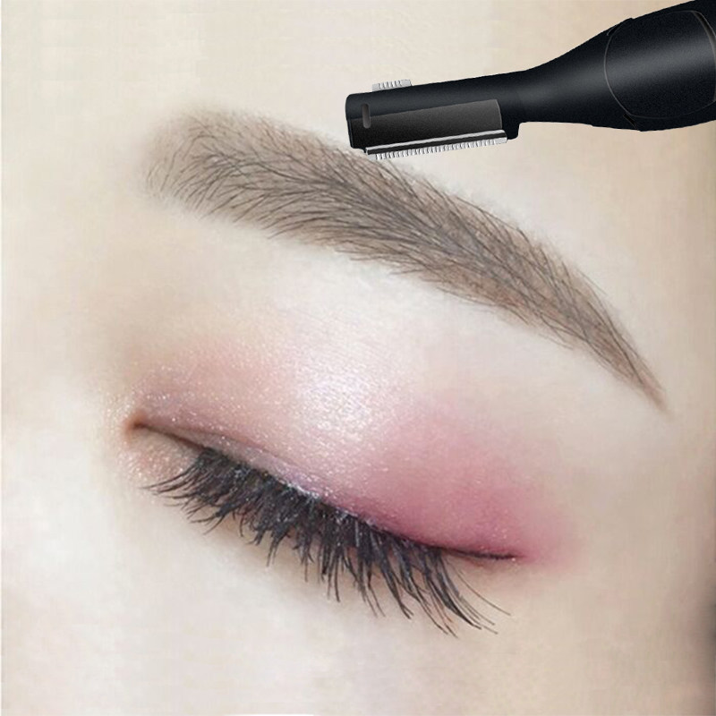 Electric eyebrow trimmer women's eyebrow trimmer automatic eyebrow shaving razor baby shaving artifact vibrato with the same style