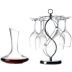 Vàng Crystal Glass Goblet Rượu Vang Đỏ Đặt Hộ Gia Đình 4 6 Lớn Decanter Rượu Vang Châu Âu Glass ly uống rượu Rượu vang