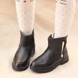 Martens, демисезонные ботинки, детские сапоги для принцессы, коллекция 2023, из натуральной кожи, подходит для подростков