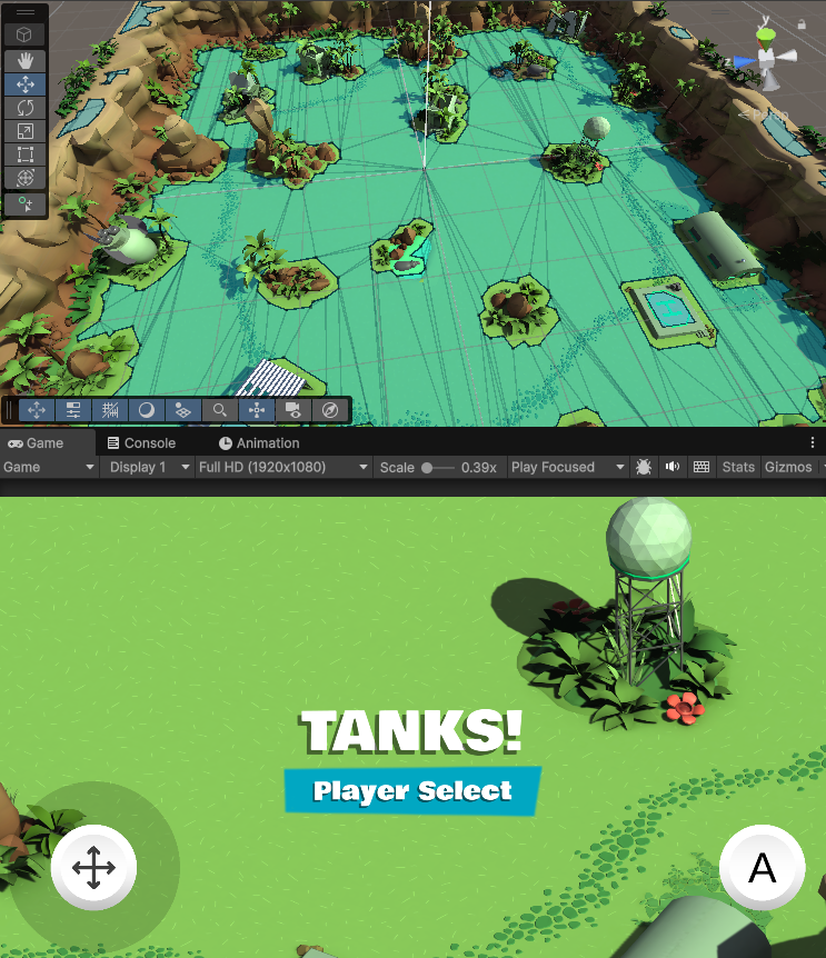 Unity坦克小游戏Demo源码-成都宝兰
